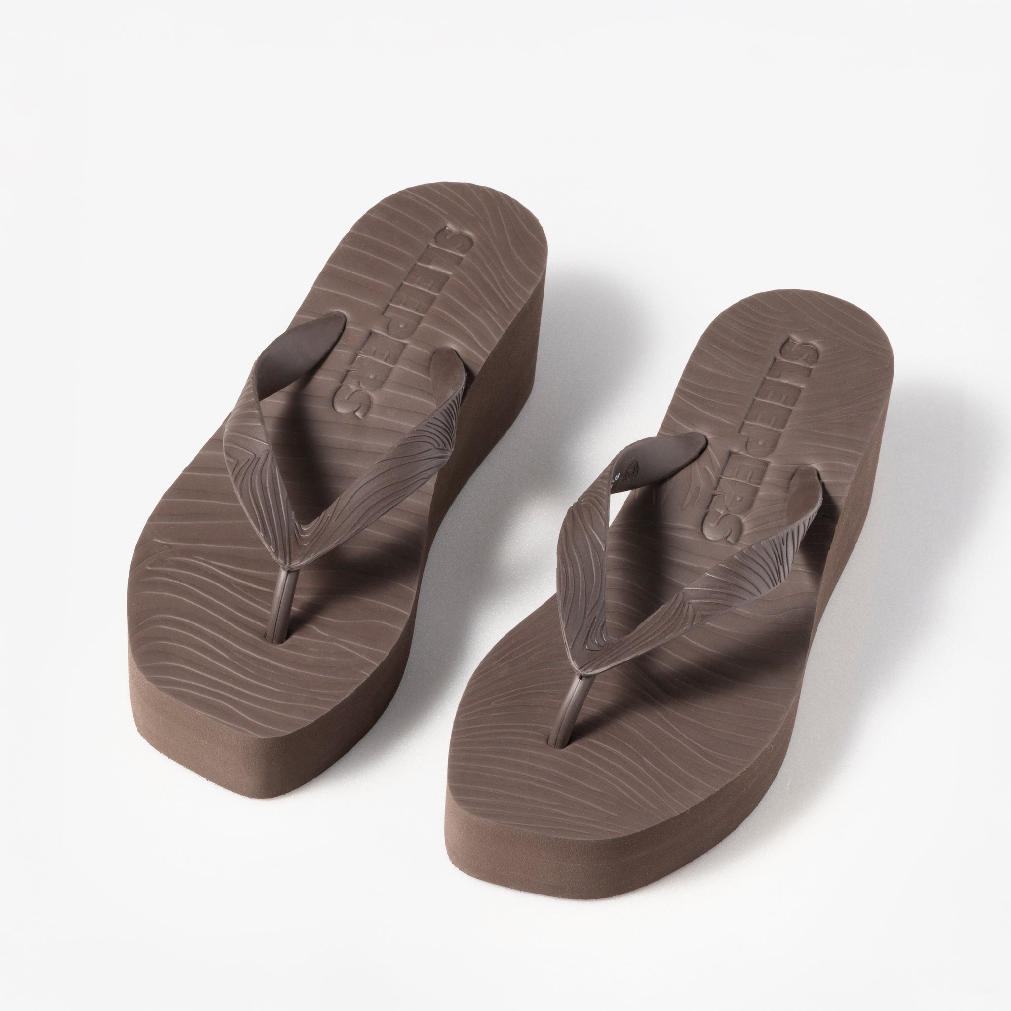 靴 SLEEPERS High platform sandals 36 High Platform Brown Flip Flop – SLEEPERS EU