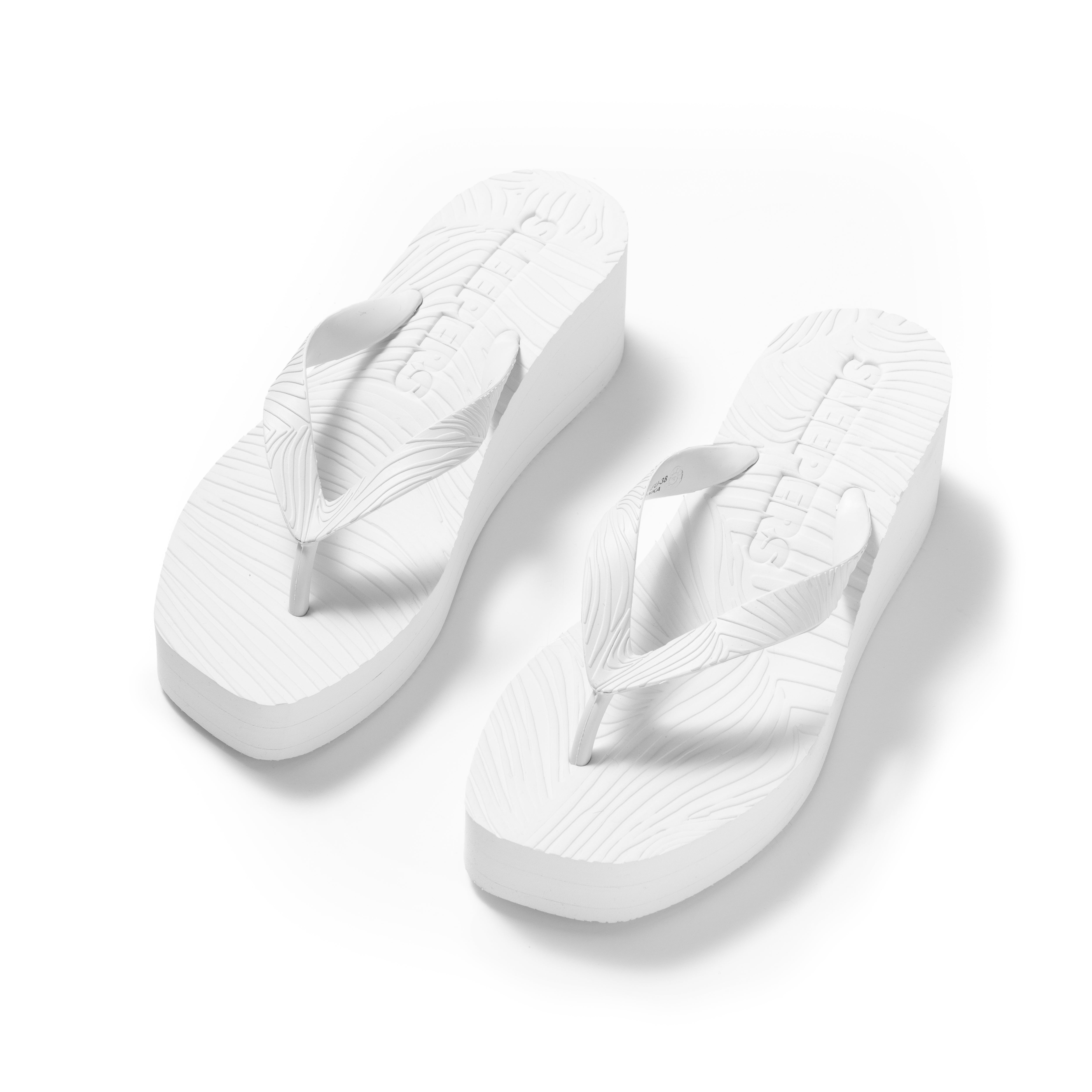 靴 SLEEPERS High platform sandals 36 High Platform White Flip Flop – SLEEPERS EU