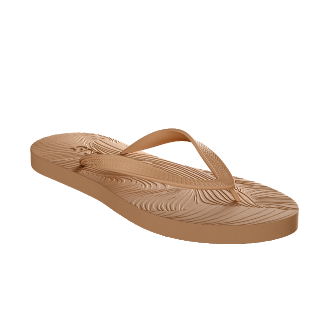 Sleepers Flip Flops Slim Wide Strap Sand SLEEPERS EU