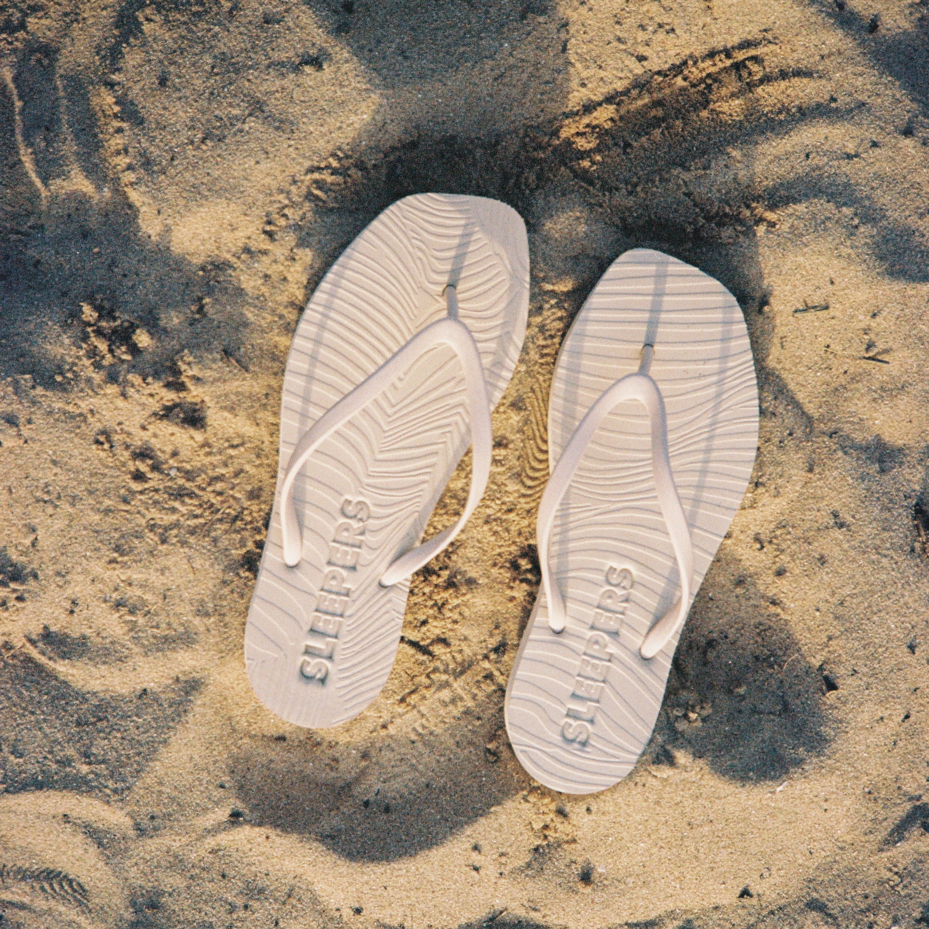 Sleepers Flip Flops Tapered Beige – SLEEPERS EU