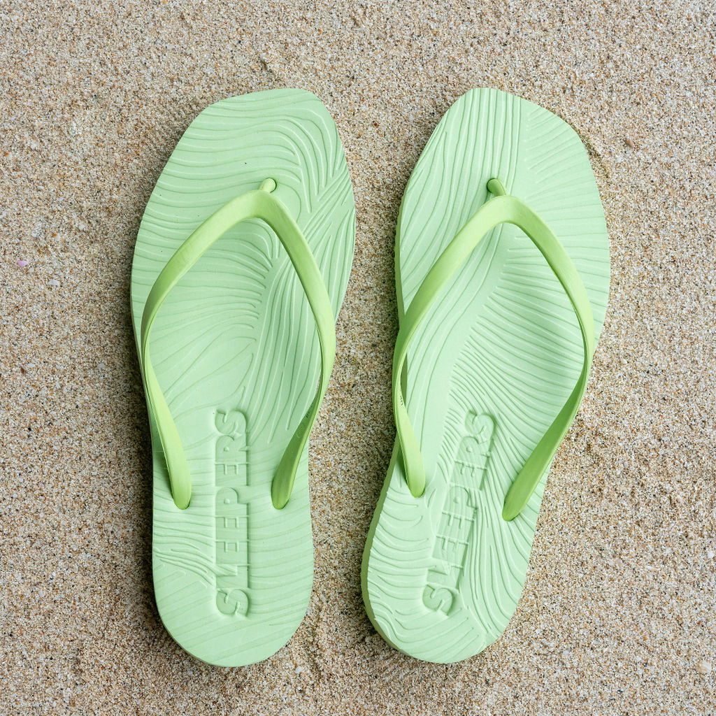 Sleepers Flip Flops Tapered Sap Green – SLEEPERS EU