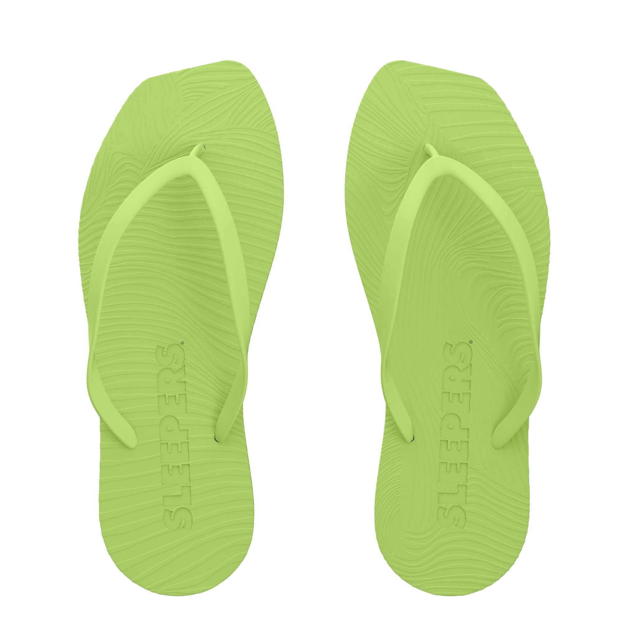 シューズ・サンダルその他 Women's SLIM Lime Green Flip-Flops 4000030-4185 Havaianas Women's Slim Velvet Neon Flip Flops - Lemon Green