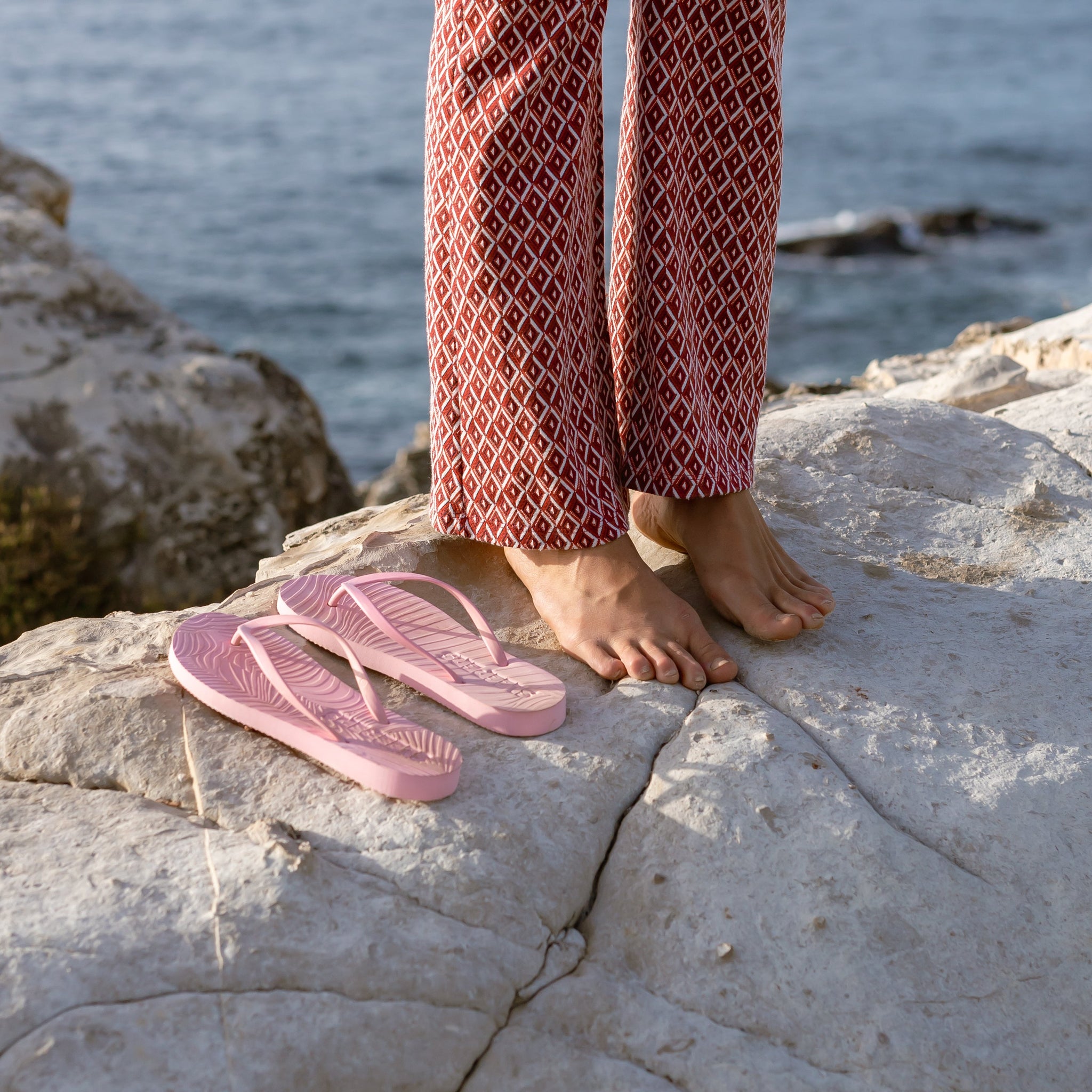 Pink Flip Flops Beach Slim Pink Sorbet Flip Flop – SLEEPERS EU